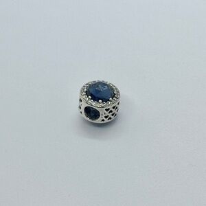 Authentic Pandora Radiant Hearts Silver Charm